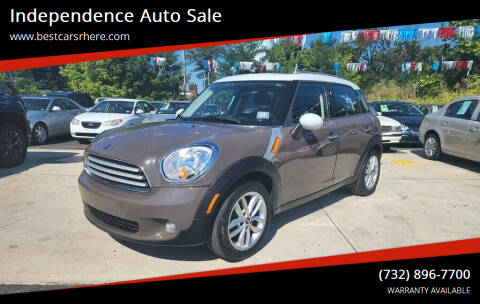 2012 MINI Cooper Countryman for sale at Independence Auto Sale in Bordentown NJ