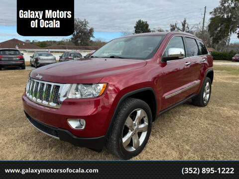 2012 Jeep Grand Cherokee for sale at Galaxy Motors of Ocala in Ocala FL