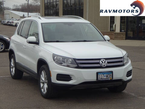 2017 Volkswagen Tiguan for sale at RAVMOTORS - CRYSTAL in Crystal MN