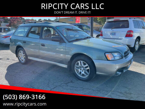 2003 Subaru Outback for sale at RIPCITY CARS LLC in Portland OR