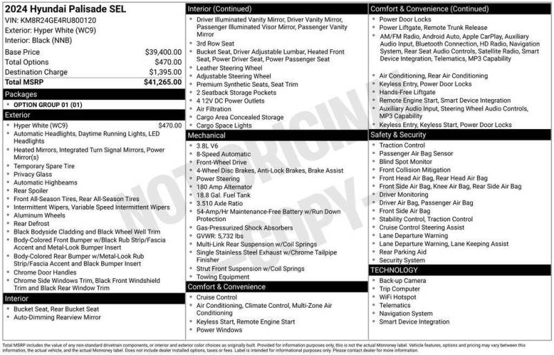 2024 Hyundai Palisade SEL