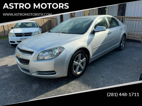 2012 Chevrolet Malibu for sale at ASTRO MOTORS in Houston TX