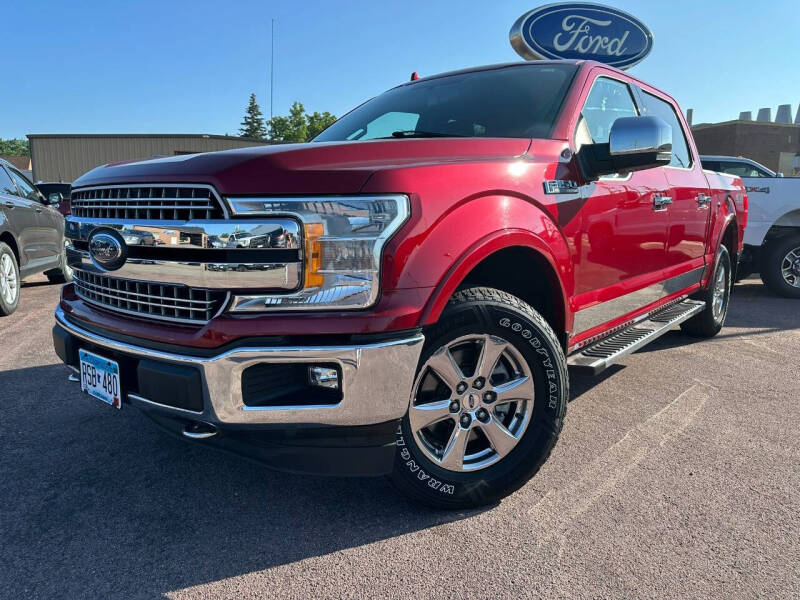 Used 2018 Ford F-150 Lariat with VIN 1FTEW1EP2JKC24764 for sale in Windom, Minnesota