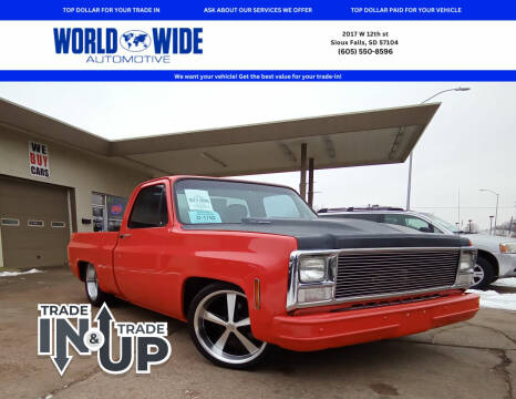1980 Chevrolet C/K 10 Series for sale at World Wide Automotive in Sioux Falls SD