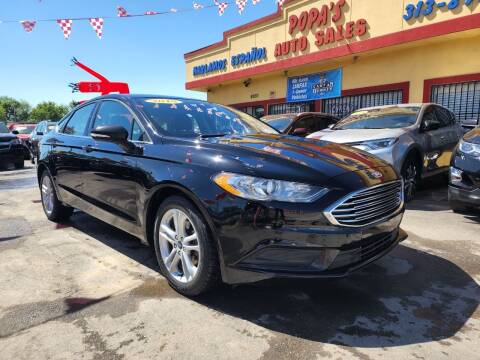 2018 Ford Fusion for sale at Popas Auto Sales in Detroit MI