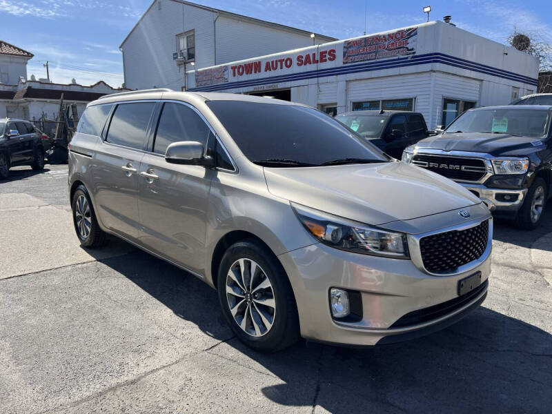2015 Kia Sedona for sale at Town Auto Sales Inc in Waterbury CT