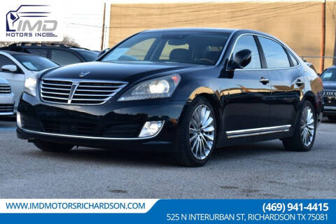 2014 Hyundai Equus for sale at IMD Motors in Richardson TX