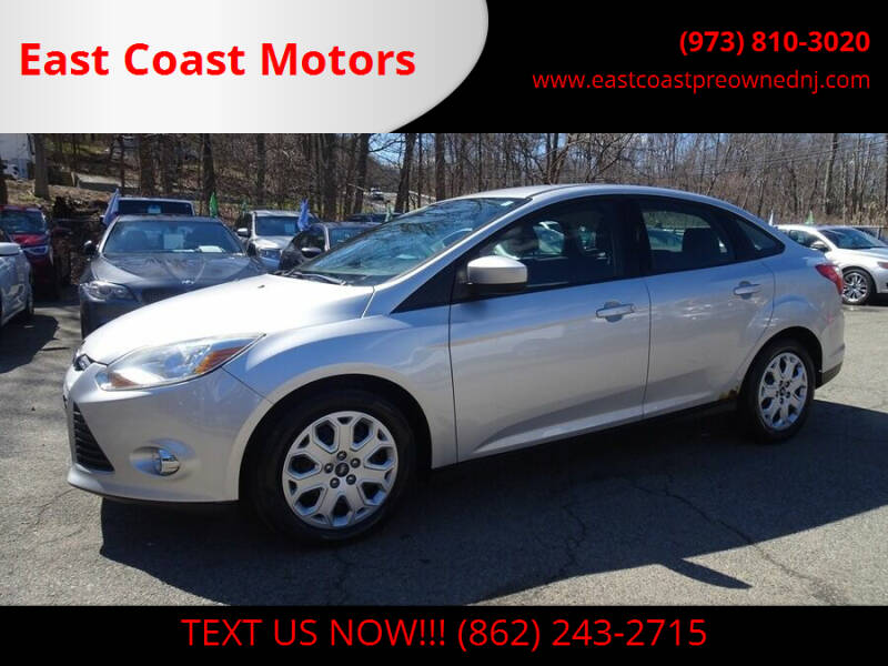 2012 Ford Focus for sale at East Coast Motors in Lake Hopatcong NJ