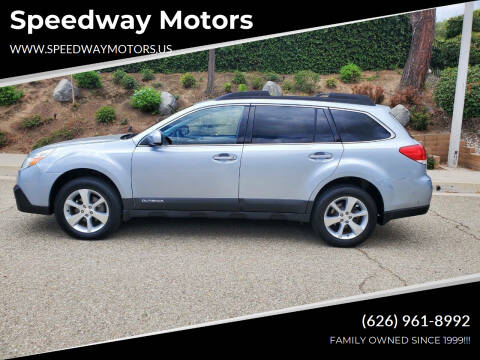 2014 Subaru Outback for sale at Speedway Motors in Glendora CA