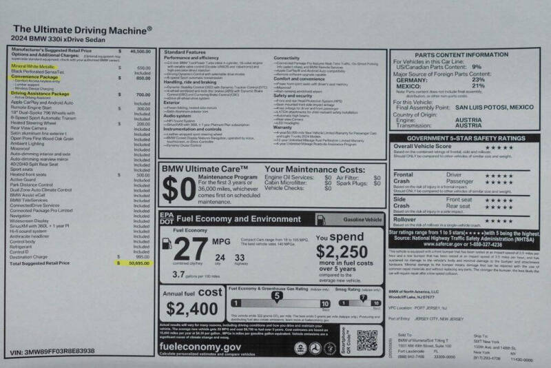 2024 BMW 3 Series 330i xDrive