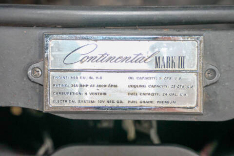 1970 Lincoln Continental Mark III