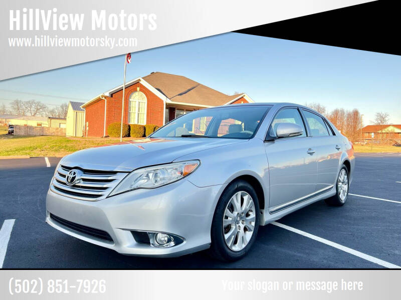2011 Toyota Avalon for sale at HillView Motors in Shepherdsville KY