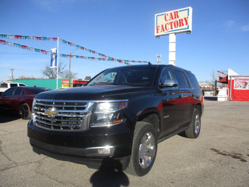 2015 Chevrolet Tahoe for sale at CAR FACTORY S in Oklahoma City OK