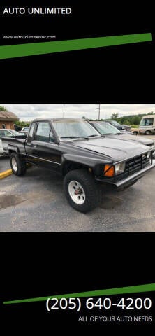 1985 Toyota Pickup for sale at AUTO UNLIMITED in Moody AL