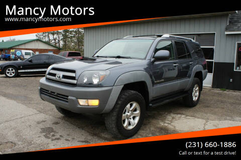 2003 Toyota 4Runner for sale at Mancy Motors in Mancelona MI