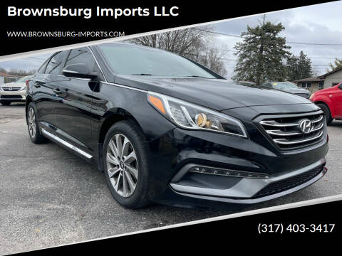 2015 Hyundai Sonata for sale at Brownsburg Imports LLC in Indianapolis IN