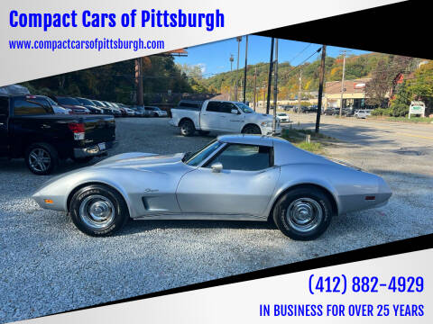 1974 Chevrolet Corvette for sale at Compact Cars of Pittsburgh in Pittsburgh PA