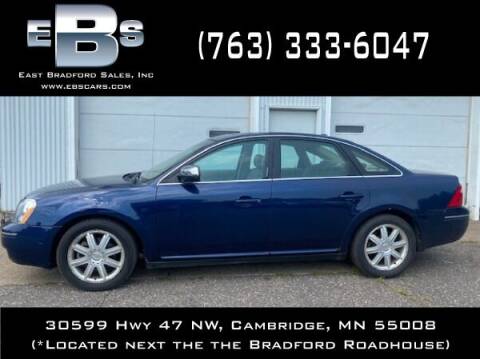 2007 Ford Five Hundred for sale at East Bradford Sales, Inc in Cambridge MN