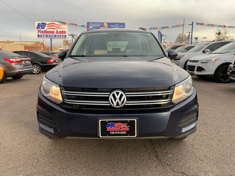 2016 Volkswagen Tiguan for sale at Nations Auto Inc. II in Denver CO
