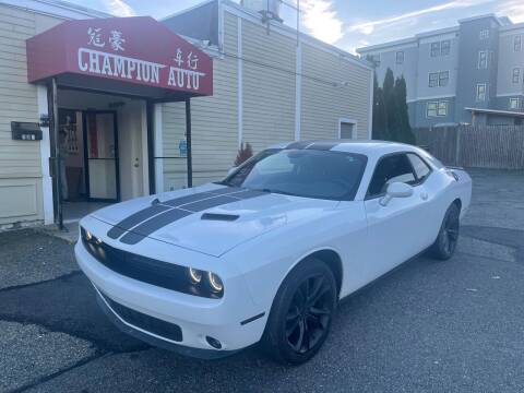 2016 Dodge Challenger for sale at Champion Auto LLC in Quincy MA