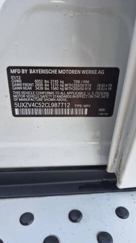 2012 BMW X5 xDrive35i