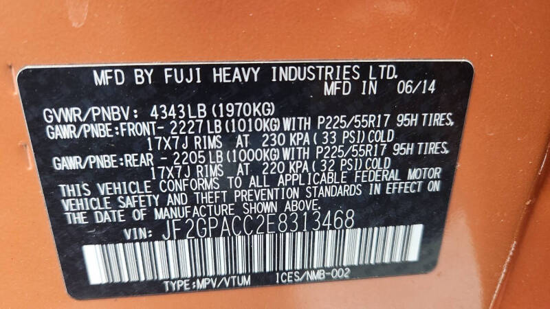 2014 Subaru XV Crosstrek 2.0i Premium