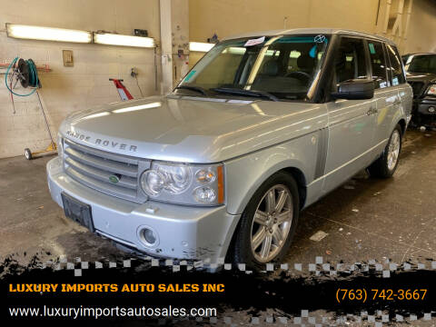 2008 Land Rover Range Rover for sale at LUXURY IMPORTS AUTO SALES INC in North Branch MN