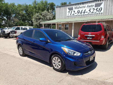 2016 Hyundai Accent for sale at Midwest Auto of Siouxland, INC in Lawton IA