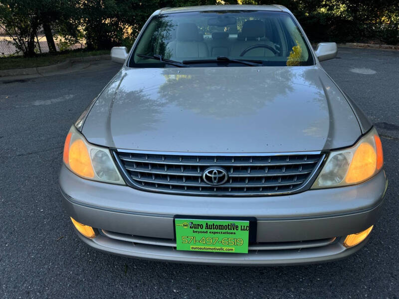 2003 Toyota Avalon for sale at Euro Automotive LLC in Falls Church VA