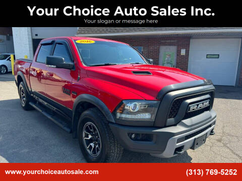 2016 RAM 1500 for sale at Your Choice Auto Sales Inc. in Dearborn MI
