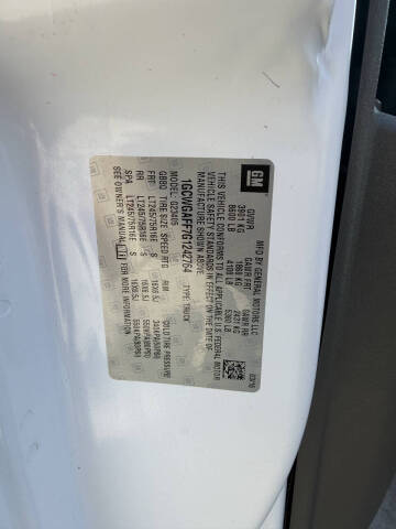 2016 Chevrolet Express 2500