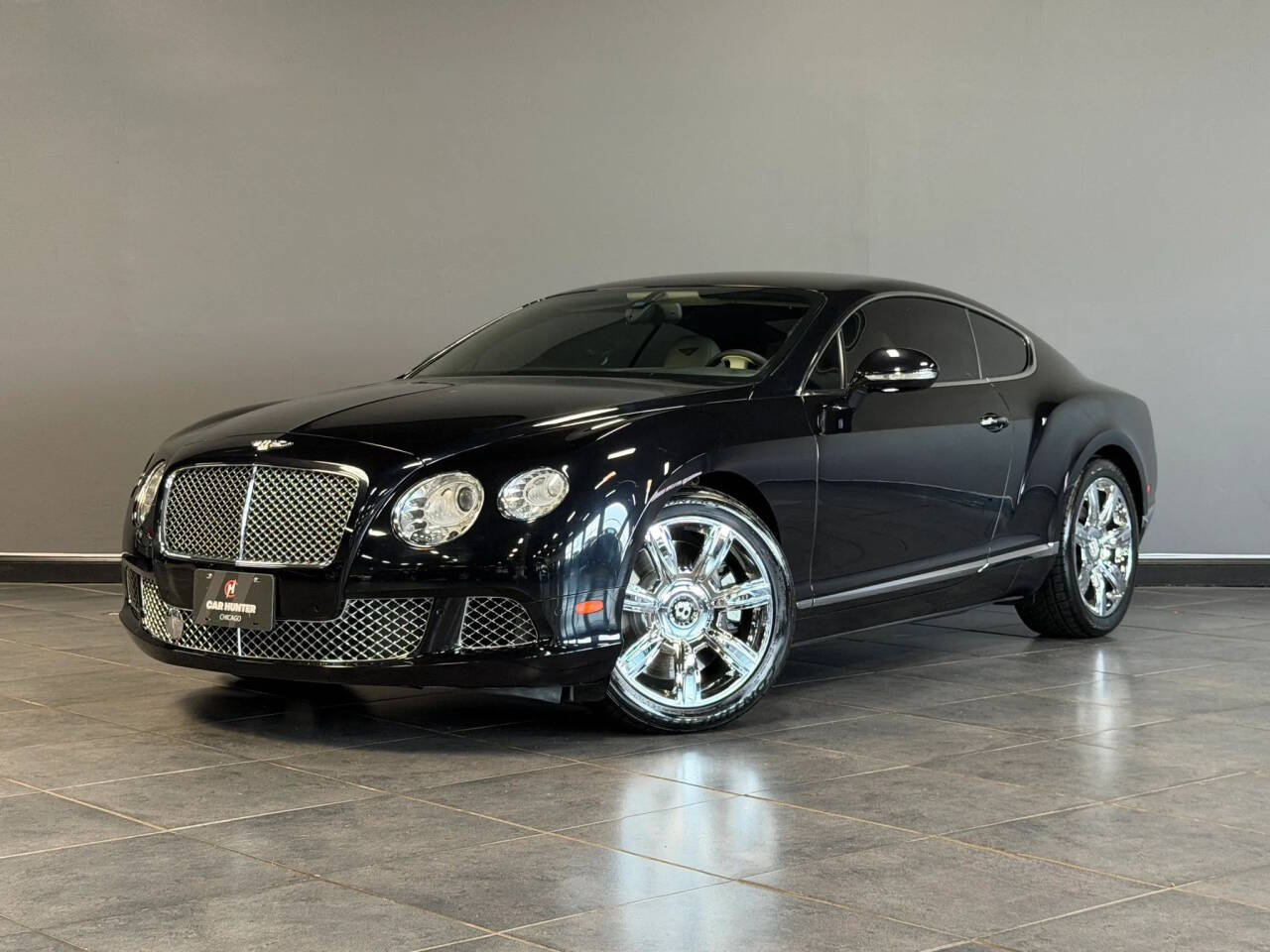 Black 2012 Bentley Continental GT AWD GT 2dr Coupe 1