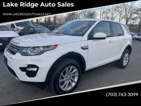 2016 Land Rover Discovery Sport for sale at Lake Ridge Auto Sales in Woodbridge VA