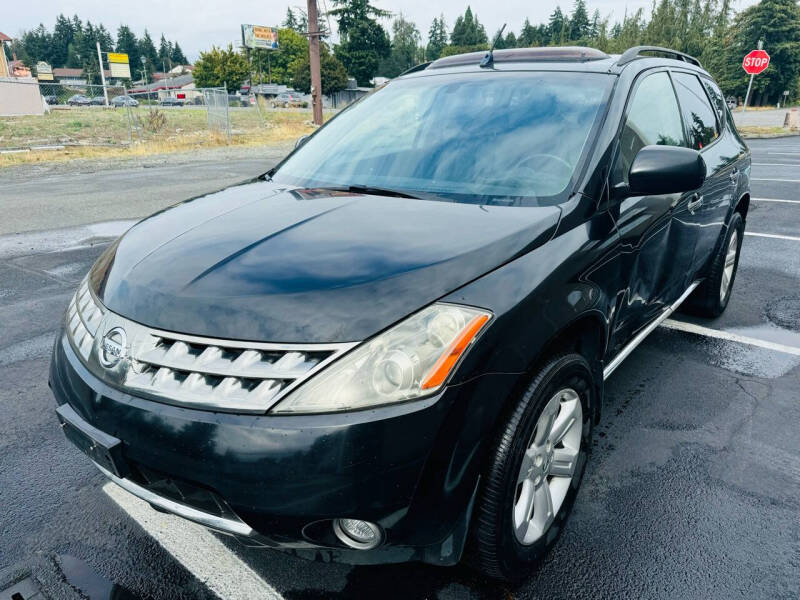 Used 2006 Nissan Murano SL with VIN JN8AZ08T66W427248 for sale in Tacoma, WA