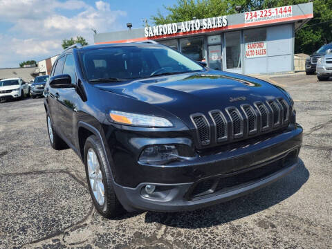 2015 Jeep Cherokee for sale at Samford Auto Sales in Riverview MI