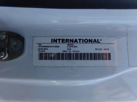 2019 International CV515