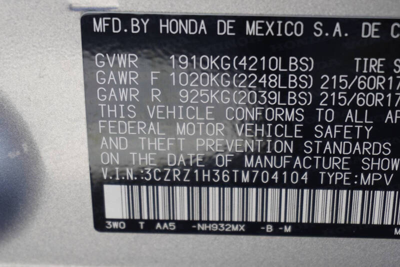 2026 Honda HR-V LX