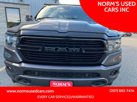 2020 RAM 1500 for sale at NORM'S USED CARS INC in Wiscasset ME