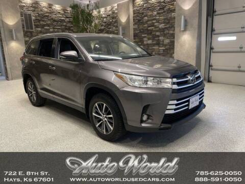 2019 Toyota Highlander for sale at Auto World Used Cars in Hays KS