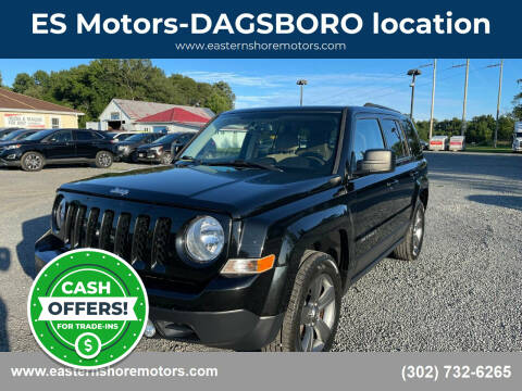 2015 Jeep Patriot for sale at ES Motors-DAGSBORO location in Dagsboro DE
