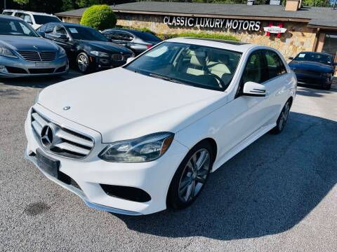 2014 Mercedes-Benz E-Class for sale at Classic Luxury Motors in Buford GA