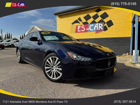 2015 Maserati Ghibli for sale at Escar Auto in El Paso TX