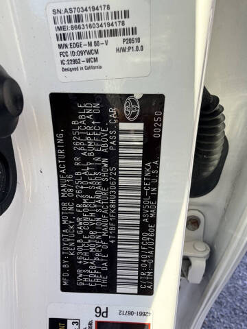 2017 Toyota Camry LE