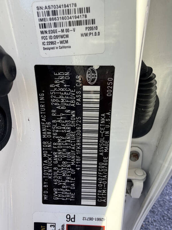 2017 Toyota Camry LE