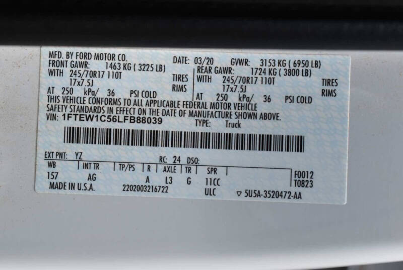 2020 Ford F-150