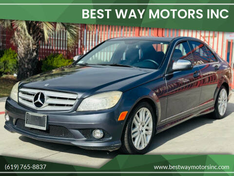2008 Mercedes-Benz C-Class for sale at BEST WAY MOTORS INC in San Diego CA