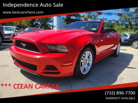 2013 Ford Mustang for sale at Independence Auto Sale in Bordentown NJ