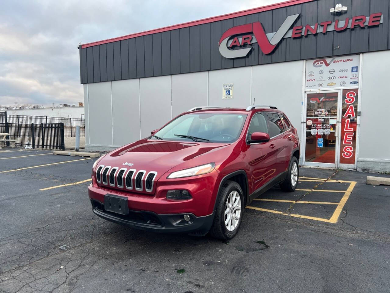 2017 Jeep Cherokee for sale at Carventure in Lansing, MI