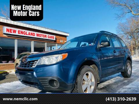 2011 Subaru Forester for sale at New England Motor Cars in Springfield MA