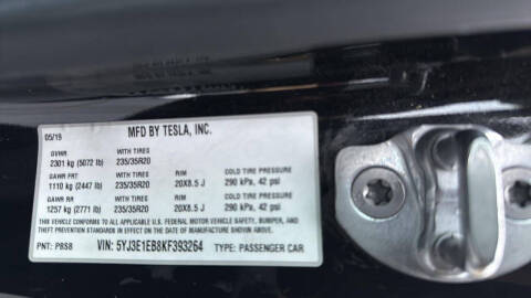 2019 Tesla Model 3 Long Range